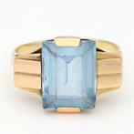 Ring - 18 karaat Geel goud - 5.53ct. tw. Topaas, Nieuw