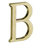 Huisletter B Roman 50 mm messing antiek, Doe-het-zelf en Verbouw, Hang- en Sluitwerk, Verzenden, Nieuw