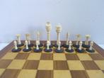 Antique jeu déchecs chess set os route indes to britaniques