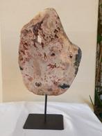 Roze Amethist Plak - Hoogte: 38.5 cm - Breedte: 20.8 cm-, Verzamelen