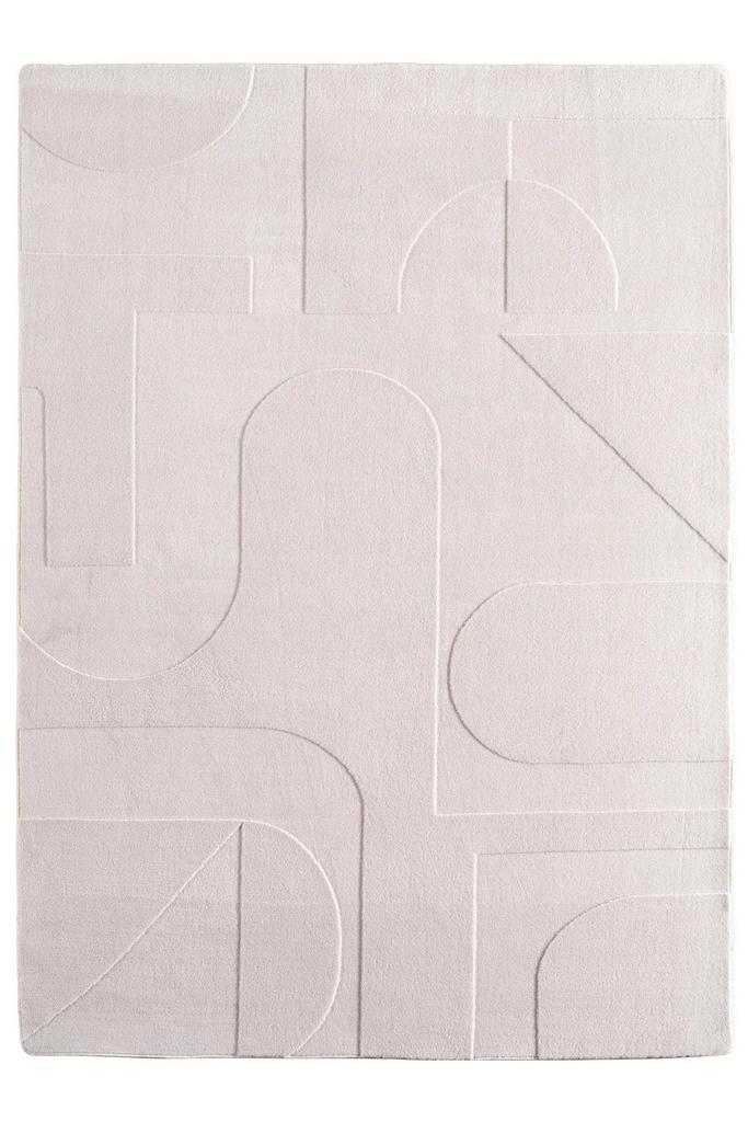 Wasbaar Vloerkleed | Pompei | Vormen | Crème | 120x170 cm, Huis en Inrichting, Stoffering | Tapijten en Kleden, Verzenden