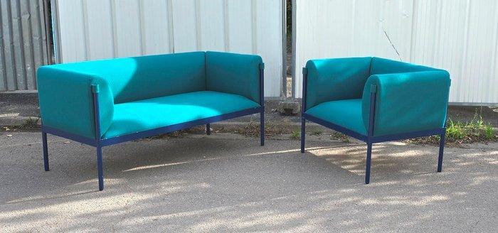 MDD - Sofa (2) - Stilt - Wol, Staal, Antiek en Kunst, Antiek | Meubels | Stoelen en Banken