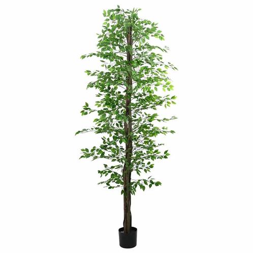 vidaXL Kunst Ficus Plant 2016 Bladeren 300 cm groen, Huis en Inrichting, Woonaccessoires | Kunstplanten en Kunstbloemen, Nieuw