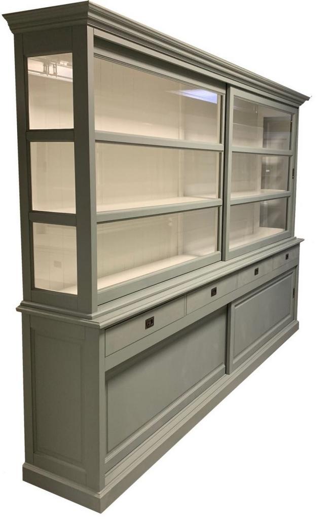 Buffetkast Engels groen Ruurlo 300cm, Huis en Inrichting, Kasten | Buffetkasten, Ophalen of Verzenden