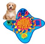 Honden activiteiten en snuffelmat fleece blauw, Nieuw, Intelligentiespeelgoed, Verzenden