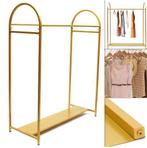 Gouden Vrijstaand Kledingrek met Plank – Stabiel en Stijlvol, Kleding | Dames, Verzenden, Nieuw