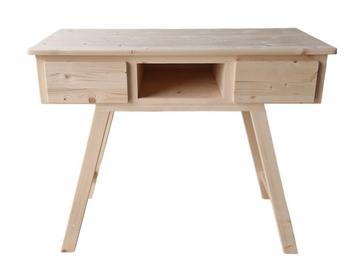 Wandtafel - Bureau Sammy onbehandeld  90 tm 125cm breed