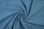 French Terry – Staalblauw, Hobby en Vrije tijd, Stoffen en Lappen, Blauw, 120 cm of meer, Ophalen of Verzenden, Katoen