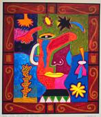 Clemens Briels (1946) - Vase With Flowers on The Side