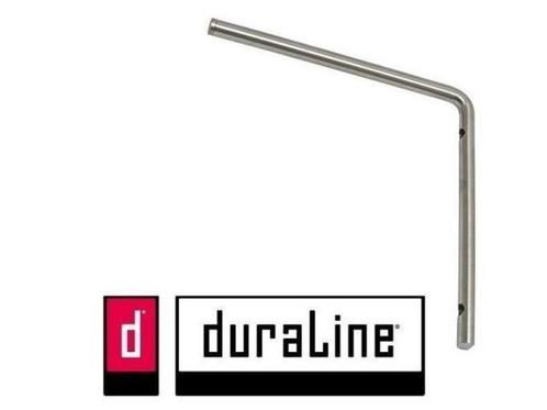 Veiling - 10x Duraline plankdrager Tube RVS-kleur, Huis en Inrichting, Woonaccessoires | Wandplanken en Boekenplanken, Nieuw