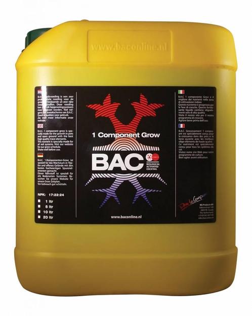 B.A.C. 1 component Groei 10 ltr, Tuin en Terras, Plantenvoeding, Nieuw, Ophalen of Verzenden