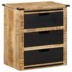 vidaXL Dressoir met 3 lades 55x35x60 cm massief mangohout, Verzenden, Nieuw, 50 tot 100 cm, 25 tot 50 cm
