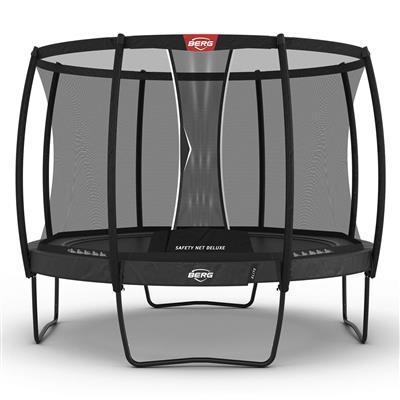 BERG Elite Regular 330 Grijs + Safety Net Deluxe, Kinderen en Baby's, Speelgoed | Buiten | Trampolines, Nieuw, Ophalen of Verzenden