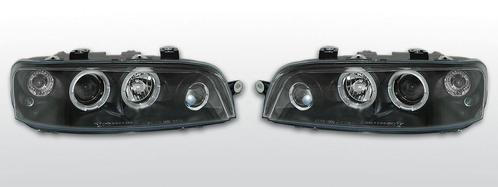 Koplampen Angel Eyes | Fiat Punto 1999-2003 | zwart, Auto-onderdelen, Verlichting, Nieuw, Fiat, Verzenden