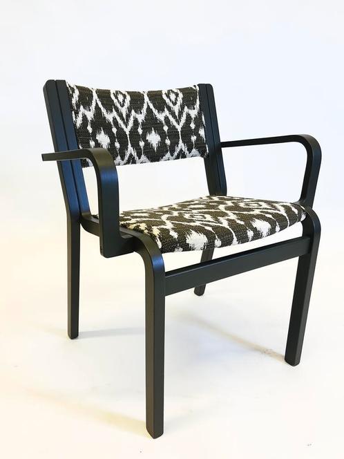 Magnus Olesen - kelim-stijl, Huis en Inrichting, Stoelen, Drie, Overige kleuren, Zo goed als nieuw, Hout, Stof, Ophalen of Verzenden