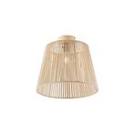 Japandi buiten plafondlamp met beige touw IP54 - Jayla, Nieuw, Overige materialen, Minder dan 50 watt