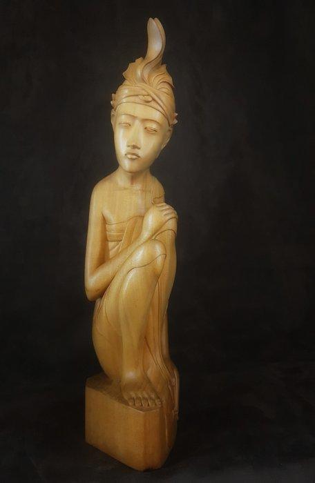 M. RUGEH ondertekende Mas Bali - Indonesië (Zonder, Antiek en Kunst, Kunst | Niet-Westerse kunst