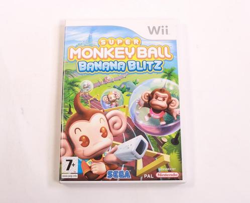 Wii - Super Monkey Ball: Banana Blitz, Spelcomputers en Games, Games | Nintendo Wii, Ophalen of Verzenden