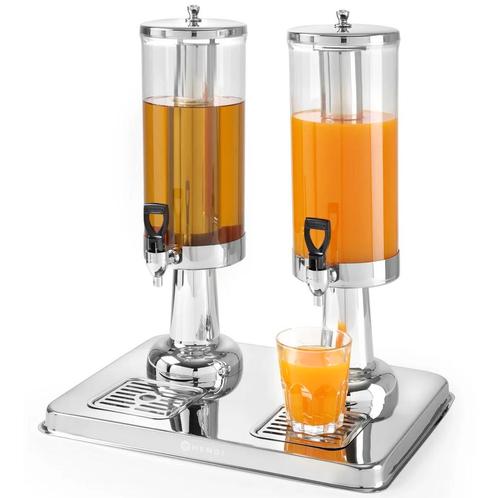 Drankendispenser | RVS | 2x 3L | Passief Koelbaar |, Zakelijke goederen, Horeca | Keukenapparatuur, Verzenden