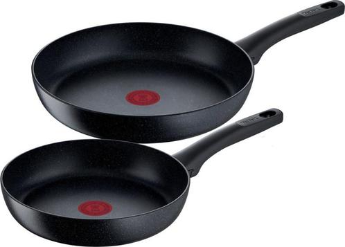 Nacht juni Extra ≥ Tefal Black Stone koekenpannenset - Ø 24/28 cm (grote pan he — Keuken |  Potten en Pannen — Marktplaats