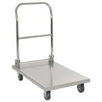 vidaXL Platformwagen 82x53x86 cm roestvrij staal, Huis en Inrichting, Keuken | Keukenbenodigdheden, Verzenden, Nieuw