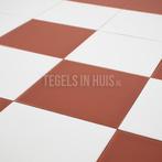 Wandtegels coral rood mat 15x15 wandtegel tegeloutlet, Nieuw, Ophalen of Verzenden, 10 m² of meer, Wandtegels