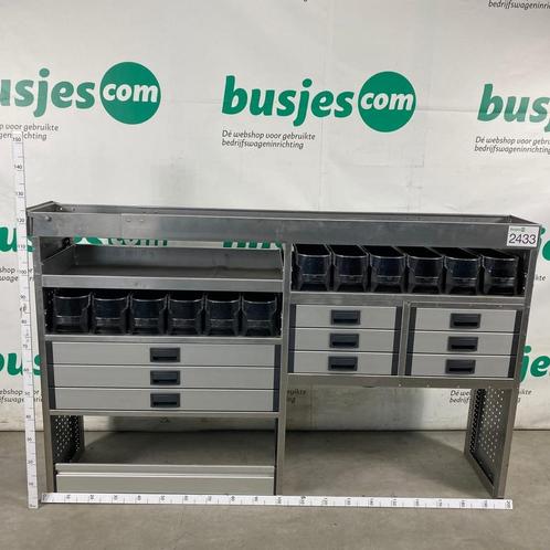 Aluca aluminium bedrijfswageninrichting gebruikt (nr 2433), Auto diversen, Overige Auto diversen, Ophalen of Verzenden