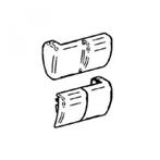 Thule Cover Knikarm LH+RH 4900/5200, Nieuw