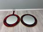 Spiegel (2)- Set van 2 Vintage Spiegels - Retro Chic met, Antiek en Kunst