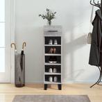 vidaXL Schoenenkast 30x35x105 cm bewerkt hout grijs sonoma, Verzenden, Nieuw