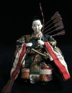 Set of 2 / Japanese Vintage HINA Doll Statue Samurai Man /