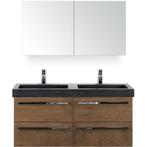 Seville Badmeubelset 120 cm - 4 Laden Tabacco - Wastafel, Huis en Inrichting, Badkamer | Badkamermeubels, Ophalen of Verzenden