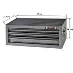 Gereedschapskist grijs 3 laden met quick lock snelsluiting, Ophalen of Verzenden, Nieuw