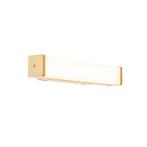 Badkamer wandlamp messing 32 cm incl. LED IP44 - Cascada, Nieuw, Kunststof, Modern