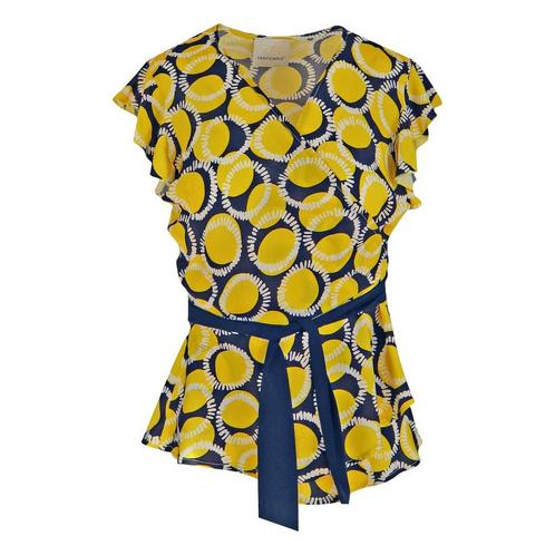 Verysimple • overslag top • L (IT46), Kleding | Dames, Tops, Geel, Nieuw, Maat 42/44 (L), Verzenden