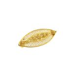 Gouden broche met Zeeuwse knopen (Zeeuwse knoop), Ophalen of Verzenden, Gebruikt, Overige kleuren, Goud