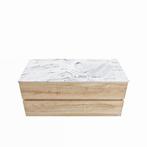 MONDIAZ VICA-DLUX 110cm badmeubel onderkast Washed Oak 2, Ophalen of Verzenden, Nieuw, Bad