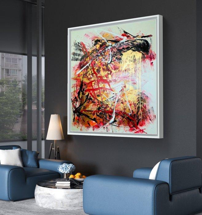 Micha Lenartowicz - Touch of Gold - XXL, Antiek en Kunst, Kunst | Schilderijen | Modern