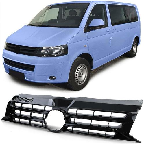 Glanzend Zwarte Gril VW Transporter T5 FL 2009-2015 CS262, Auto-onderdelen, Carrosserie en Plaatwerk, Nieuw, Volkswagen, Voor