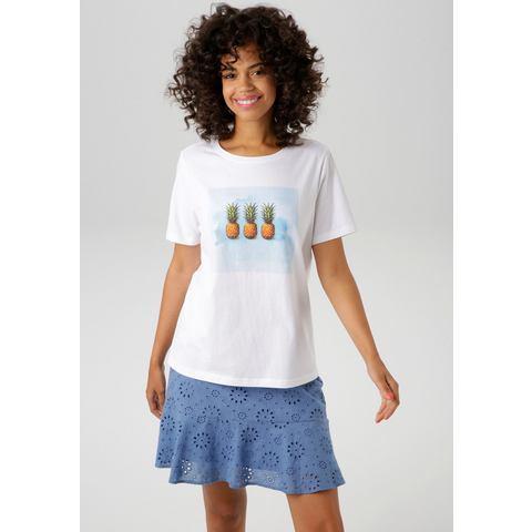Aniston CASUAL T-shirt met tropische ananas frontprint, Kleding | Dames, T-shirts, Nieuw, Verzenden