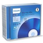 Philips | BD-R | 25 GB | 6x speed | Jewelcase | 5 stuks, Verzenden, Nieuw
