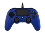 Nacon Compact Controller Blauw Wired (PS4 Accessoires), Spelcomputers en Games, Ophalen of Verzenden, Zo goed als nieuw