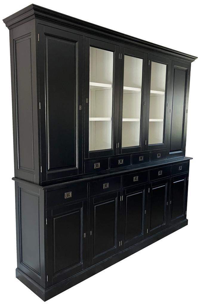 Buffetkast zwart - wit Lelystad 265 x 235cm, Huis en Inrichting, Kasten | Buffetkasten, Ophalen of Verzenden