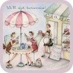 Vierkante onderzetter - Well Diet Tomorrow, Nieuw