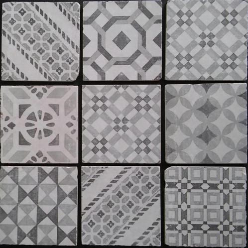 Vintage Vloertegel Decor 15X15 (prijs per m2), Doe-het-zelf en Verbouw, Tegels, Ophalen of Verzenden
