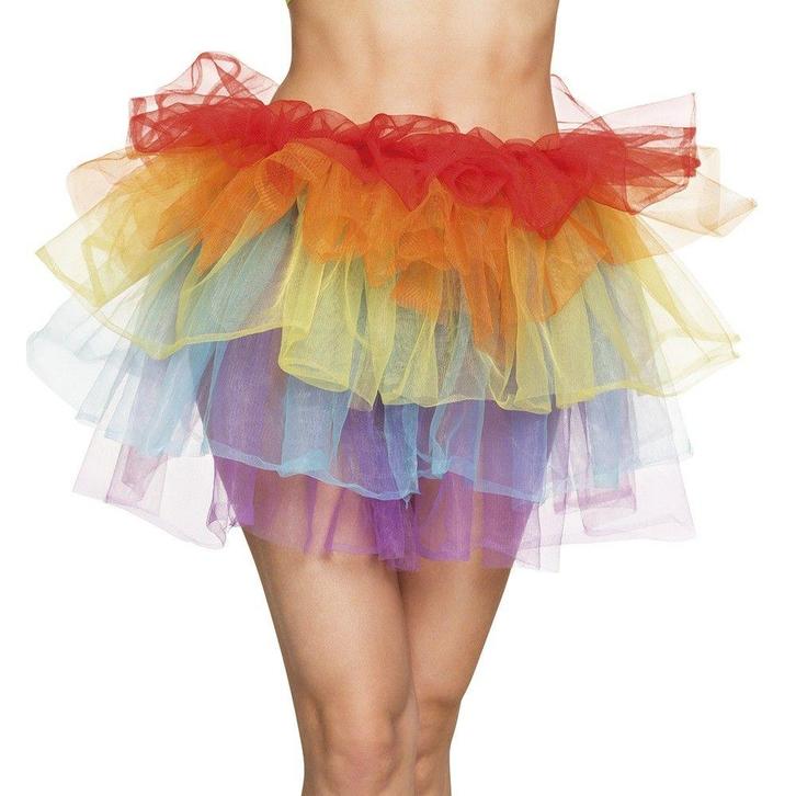 Regenboog tutu, Hobby en Vrije tijd, Feestartikelen, Feestartikel, Nieuw, Verzenden