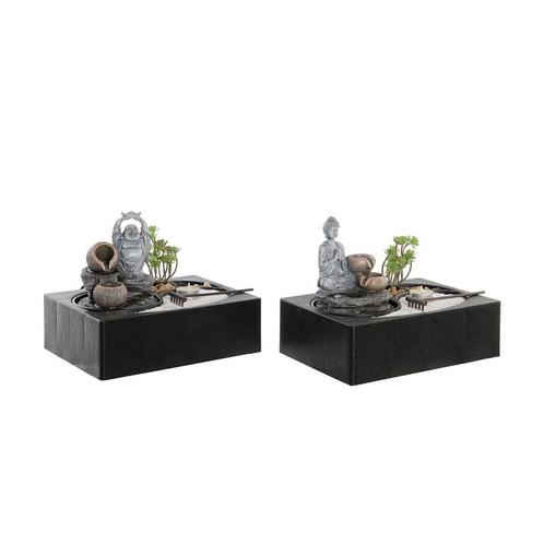 Fontän DKD Boeddha Hars Orientaals 2 Stuks, Tuin en Terras, Waterpartijen en Fonteinen, Verzenden