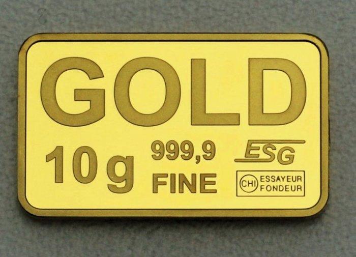 10 gram - Goud, Postzegels en Munten, Edelmetalen en Baren