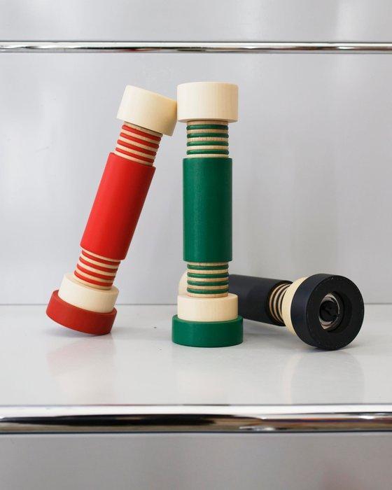 Alessi - Ettore Sottsass - Zout- en pepervaatjes - Twergi, Antiek en Kunst, Antiek | Meubels | Stoelen en Banken