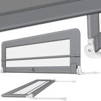Bedhekje - 200 cm - Bedrand - Bedrail - Bedrek - Lichtgrijs, Verzenden, Zo goed als nieuw